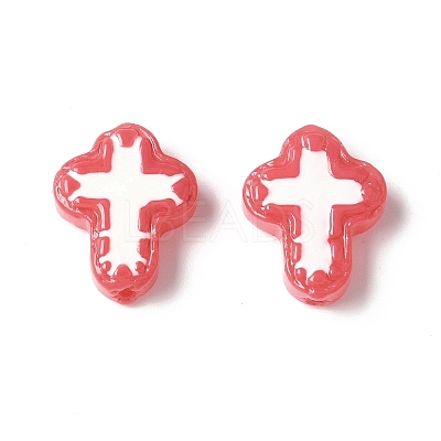 Baking Paint Glass Enamel Beads BLOW-D300-06C-1