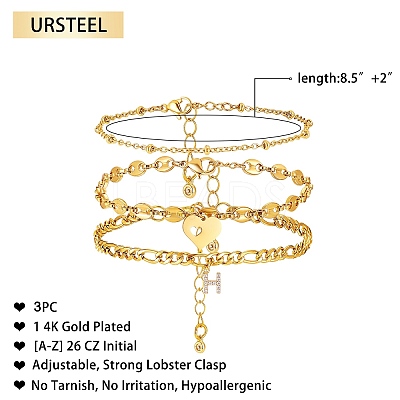 Anklets Sets AJEW-AN00383-08-1