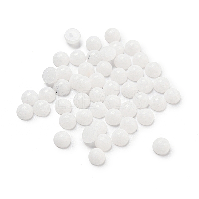 Natural White Jade Cabochons G-Q173-01A-18-1