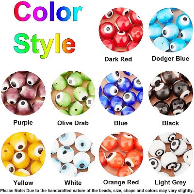 Handmade Lampwork Beads LAMP-PH0002-03-8mm-1