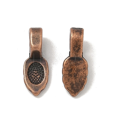 Tibetan Style Pendant Bails X-RAB3357Y-1