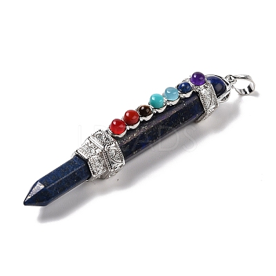 Chakra Theme Natural Lapis Lazuli Big Pendants G-I322-06P-03-1