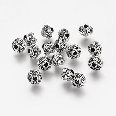 Tibetan Style Alloy Beads TIBEB-5981-LF-2-1