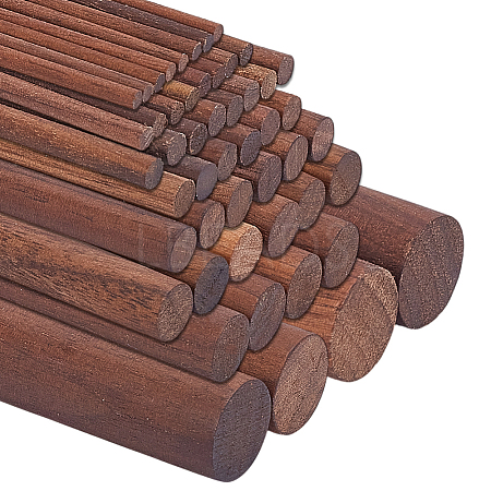 Waxed Round Wooden Sticks WOOD-OC0004-42A-1