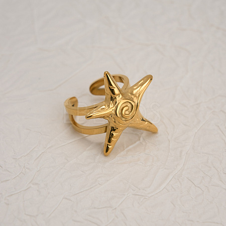 Fashionable Adjustable Brass Cuff Rings FS-WG7C9A7-02-1
