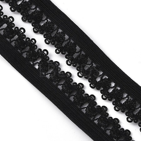 Polyester Elastic Cords with Single Edge Trimming EC-WH0020-06B-1