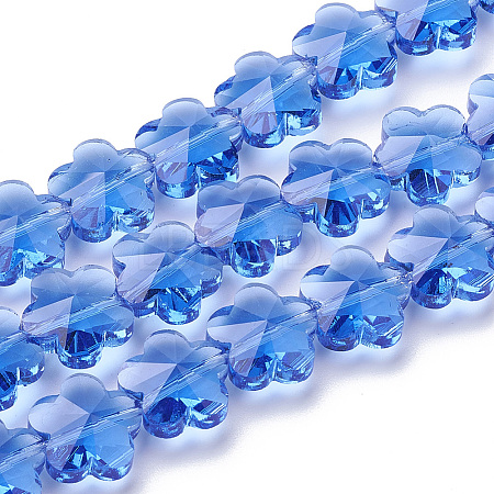 Transparent Glass Beads GLAA-Q066-10mm-C08-1