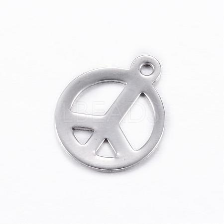 201 Stainless Steel Charms STAS-D445-076-1