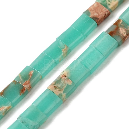 Synthetic Imperial Jasper Beads Strands G-F762-A10-01-1