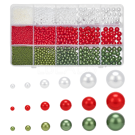 3040Pcs Imitation Pearl Acrylic Beads OACR-PH0004-50-1