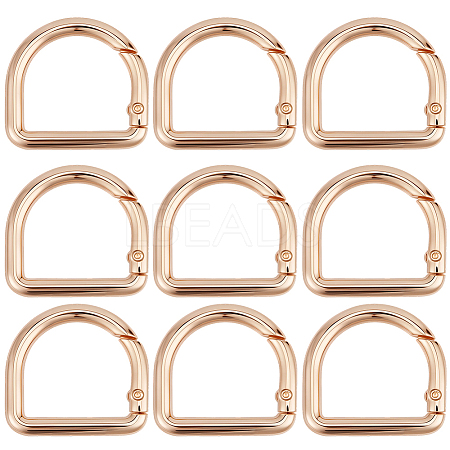 12Pcs Alloy Spring Gate Rings FIND-CN0002-49KCG-1