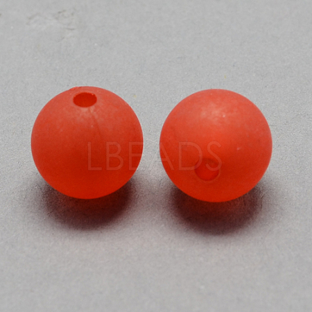 Transparent Acrylic Ball Beads FACR-R021-14mm-04-1