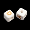 Handmade Printed Porcelain Beads PORC-T136-01B-2