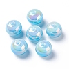 Stripe Resin Beads RESI-B014-01B-01-3