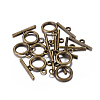 Tibetan Style Alloy Toggle Clasps MLF0273Y-NF-2