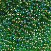 6/0 Inside Colours Fringe Glass Seed Beads X1-SEED-A034-03G-3