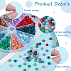  460Pcs 10 Colors Imitation Jade Glass Beads Strands DGLA-NB0001-04-4