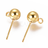 PVD Vacuum Plating 304 Stainless Steel Ear Stud Components STAS-I120-16D-G-2
