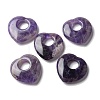 Natural Amethyst Hollow Pendants X-G-C167-06H-1