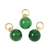 Dyed Natural Myanmar Jade Pendants PALLOY-JF05592-1