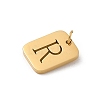 304 Stainless Steel Charms STAS-R001-01G-R-2