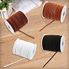 4 Rolls 4 Colors Flat Faux Suede Cord LW-CL0001-04B-7