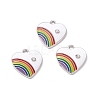 Alloy Enamel Pendant ENAM-H039-07P-4