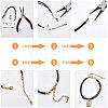 Brass Cord Ends LS-EC041-G-4