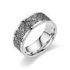 201 Stainless Steel Cross Pattern Finger Rings for Men FS-WGDD078-12-1