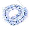 Anti-Tarnish Electroplate Glass Beads Strands GLAA-T025-8mm-10C-2