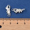 925 Sterling Silver Lobster Claw Clasps with Jump Rings STER-D006-15S-3