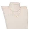 Star Brass Pendant Necklaces NJEW-JN02972-05-5