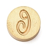 Golden Tone Brass Letter Stamps KK-R005-01C-1