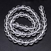 Faceted(64 Facets) Round Grade A Natural Quartz Crystal Beads Strands G-H1649-12mm-01N-A-3