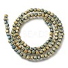 Electroplated Synthetic Non-magnetic Hematite Beads Strands G-C154-A01-01I-2