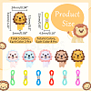 Lion Silicone Knitting Needle Stoppers SIL-NB0001-26-2