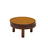 MDF Board Round Tables Miniature Ornaments PW-WG17FA9-01-1