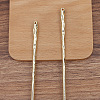 Alloy Hair Stick Findings PW-WG70408-04-1