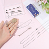 6Pcs 304 Stainless Steel Cable Chain Necklaces for Men Women NJEW-SC0001-80B-3