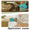 12Pcs 4 Styles Portable Felt Card Cover Bag ABAG-GA0001-21C-10
