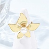 Opaque Acrylic Imitation Pearl Finger Rings RJEW-P177-03B-G-1