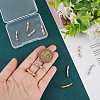 10Pcs 2 Colors 304 Stainless Steel Connector Charms STAS-UN0046-72-3