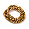Electroplate Transparent Glass Beads Strands EGLA-A034-T6mm-UA01-5