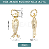 10Pcs Brass Pendants KK-BBC0025-86-2
