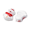 Christmas Themes Baking Paint Alloy Pendants FIND-G097-02A-2