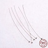 925 Sterling Silver Flat Head Pins STER-K017-40mm-S-2