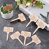 30Pcs Wooden Plant Labels DIY-GF0014-19A-4