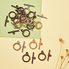 Tibetan Style Alloy Toggle Clasps PALLOY-TA0020-01-5