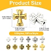 120Pcs 12 Styles Tibetan Style Zinc Alloy Beads FIND-YW0011-84-3