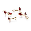 Brass Micro Pave Cubic Zirconia Links Connectors X-KK-S359-156B-RS-3